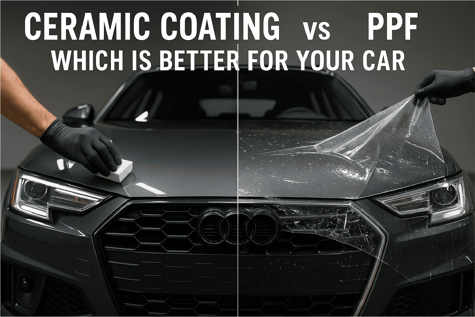 Ceramic Coating vs PPF comparison